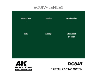 Rc847 British Racing Green - zdjęcie 3