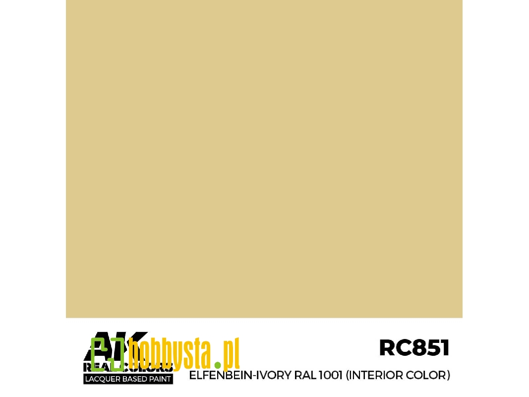Rc851 Elfenbein-ivory Ral 1001 (Interior Color) - zdjęcie 1 Rc851 Elfenbein-ivory Ral 1001 (Interior Color) - zdjęcie 1