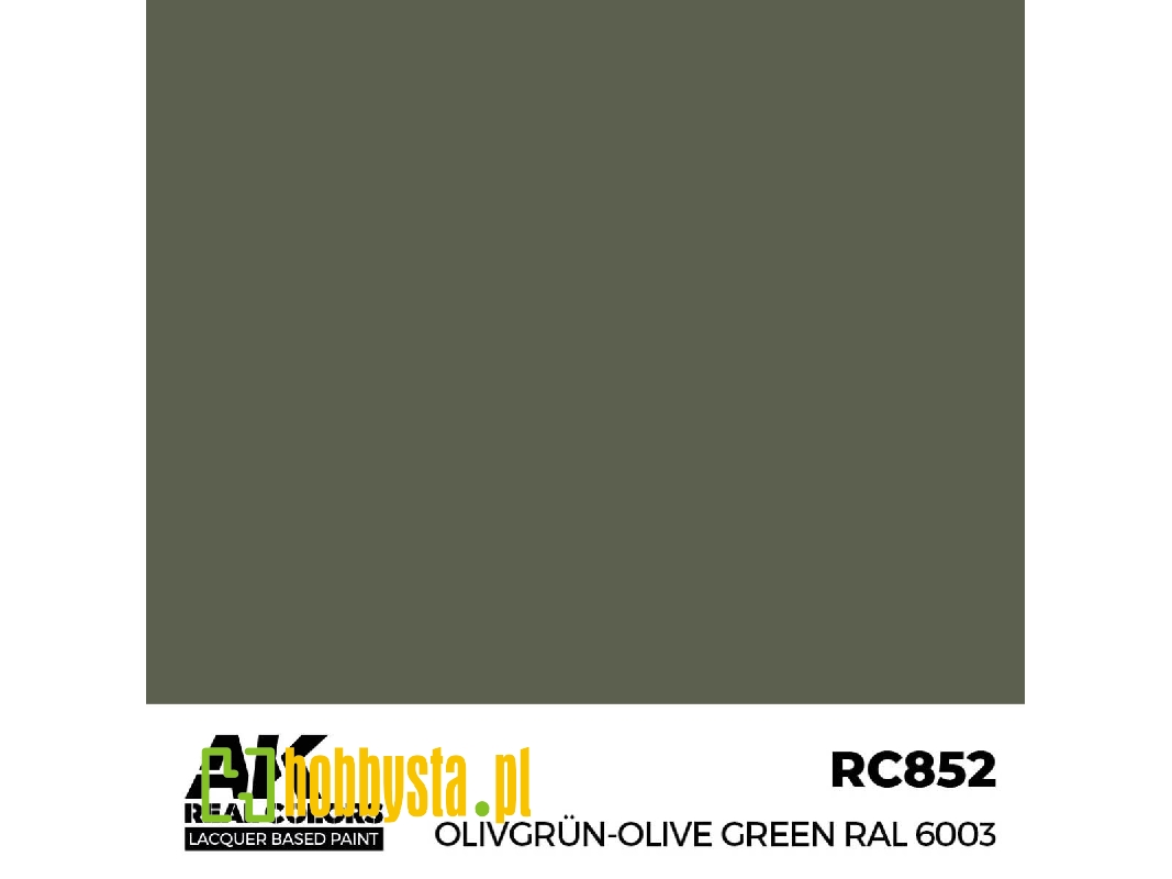 Rc852 Olivgrün-olive Green Ral 6003 - zdjęcie 1 Rc852 Olivgrün-olive Green Ral 6003 - zdjęcie 1