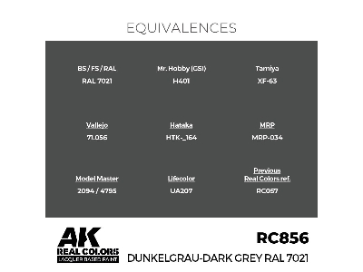 Rc856 Dunkelgrau-dark Grey Ral 7021 - zdjęcie 3