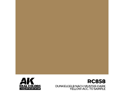 Rc858 Dunkelgelb Nach Muster-dark Yellow Acc. To Sample - zdjęcie 1