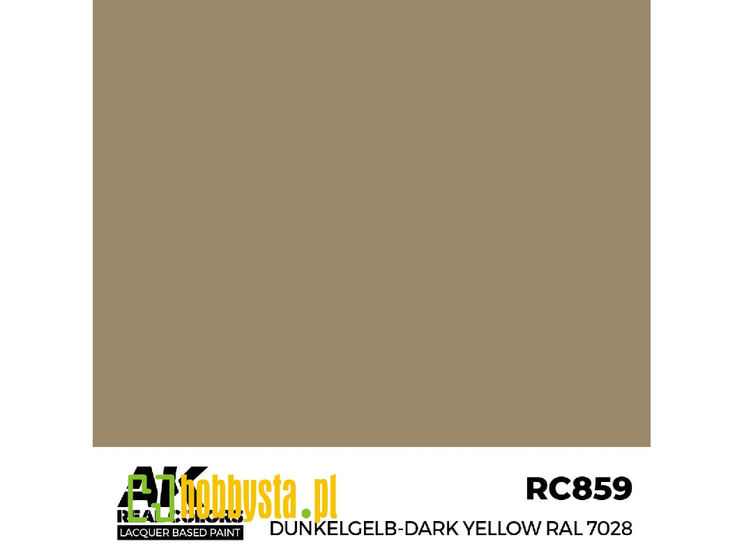 Rc859 Dunkelgelb-dark Yellow Ral 7028 - zdjęcie 1 Rc859 Dunkelgelb-dark Yellow Ral 7028 - zdjęcie 1