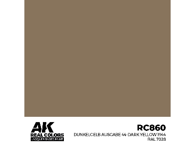 Rc860 Dunkelgelb Ausgabe 44-dark Yellow 1944 Ral 7028 - zdjęcie 1