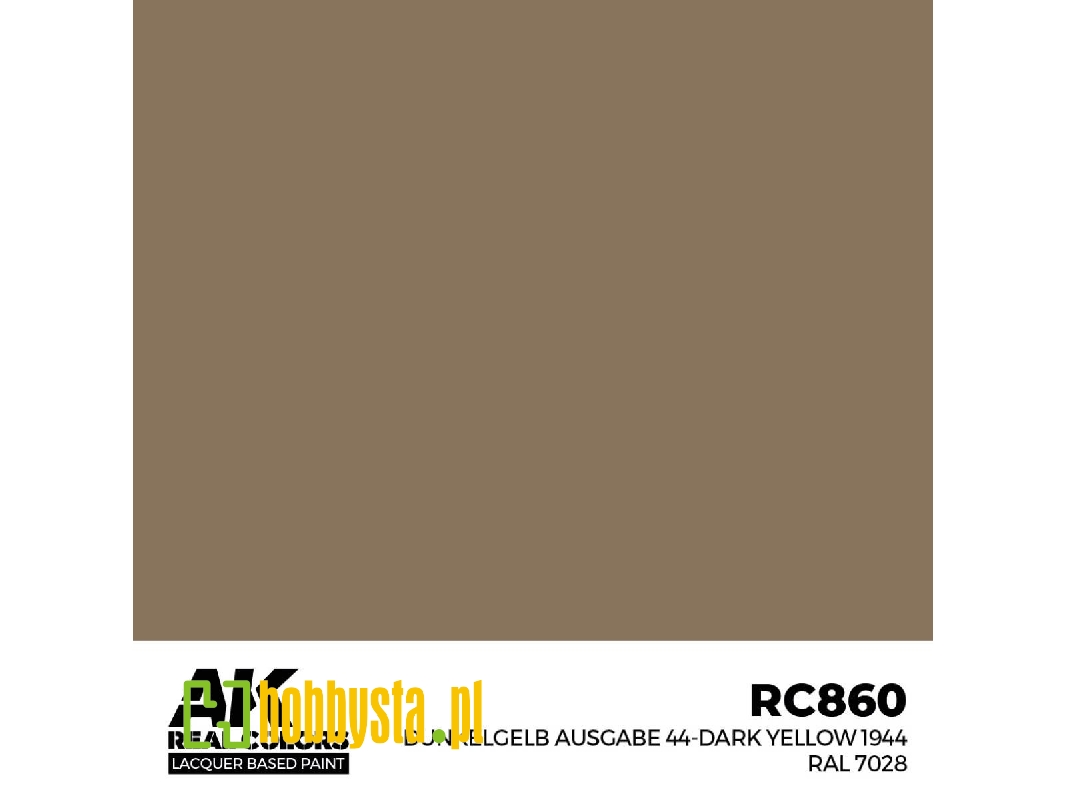 Rc860 Dunkelgelb Ausgabe 44-dark Yellow 1944 Ral 7028 - zdjęcie 1