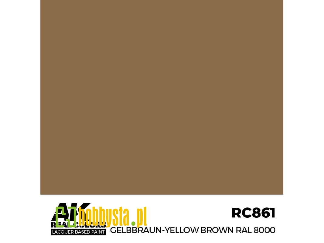 Rc861 Gelbbraun-yellow Brown Ral 8000 - zdjęcie 1 Rc861 Gelbbraun-yellow Brown Ral 8000 - zdjęcie 1