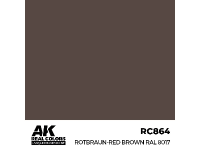 Rc864 Rotbraun-red Brown Ral 8017 - zdjęcie 1