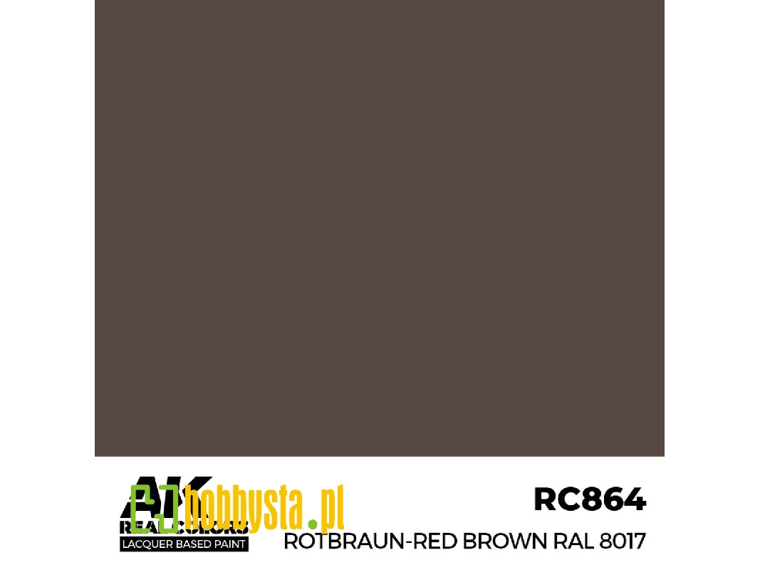 Rc864 Rotbraun-red Brown Ral 8017 - zdjęcie 1 Rc864 Rotbraun-red Brown Ral 8017 - zdjęcie 1