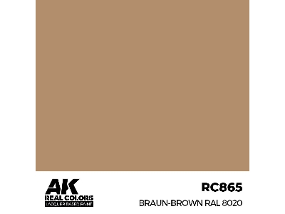 Rc865 Braun-brown Ral 8020 - zdjęcie 1