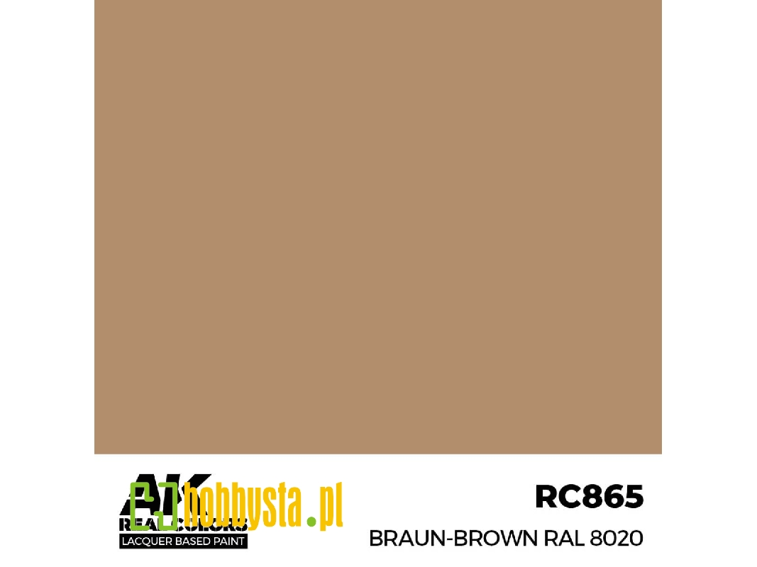 Rc865 Braun-brown Ral 8020 - zdjęcie 1 Rc865 Braun-brown Ral 8020 - zdjęcie 1