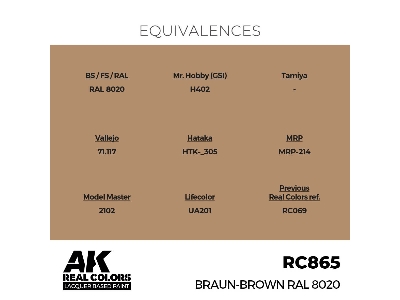 Rc865 Braun-brown Ral 8020 - zdjęcie 3