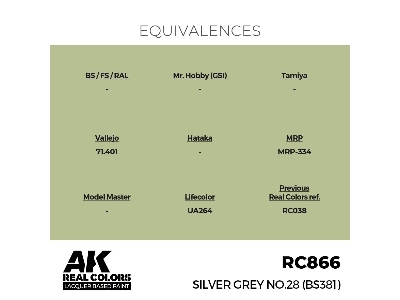 Rc866 Silver Grey No.28 (Bs381) - zdjęcie 3