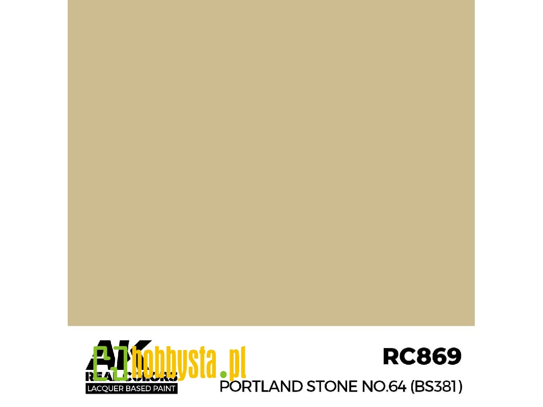 Rc869 Portland Stone No.64 (Bs381) - zdjęcie 1 Rc869 Portland Stone No.64 (Bs381) - zdjęcie 1