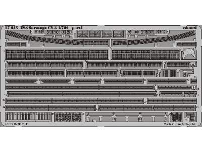  USS Saratoga CV-3 1/700 - Trumpeter - blaszki - zdjęcie 2