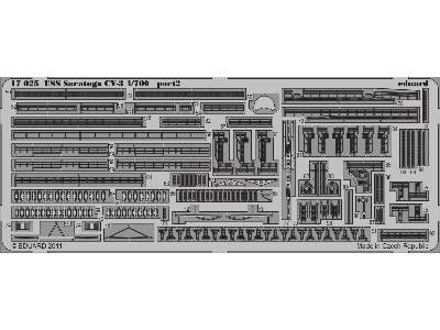  USS Saratoga CV-3 1/700 - Trumpeter - blaszki - zdjęcie 3