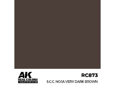 Rc873 S.C.C. No.1a Very Dark Brown - zdjęcie 1