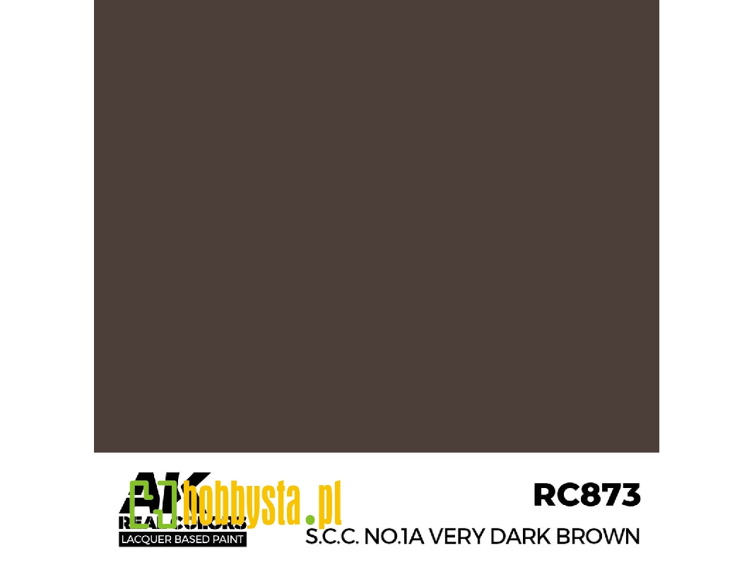 Rc873 S.C.C. No.1a Very Dark Brown - zdjęcie 1 Rc873 S.C.C. No.1a Very Dark Brown - zdjęcie 1