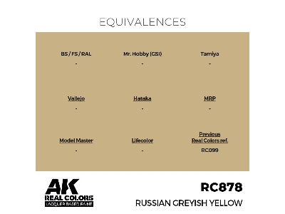 Rc878 Russian Greyish Yellow - zdjęcie 3