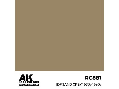 Rc881 Idf Sand Grey 1970s - 1980s - zdjęcie 1