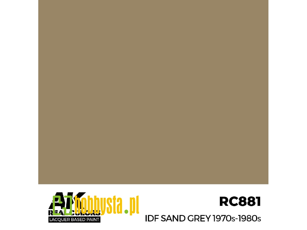 Rc881 Idf Sand Grey 1970s - 1980s - zdjęcie 1 Rc881 Idf Sand Grey 1970s - 1980s - zdjęcie 1