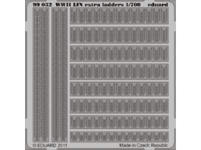  WWII IJN extra ladders 1/700 - blaszki - zdjęcie 1