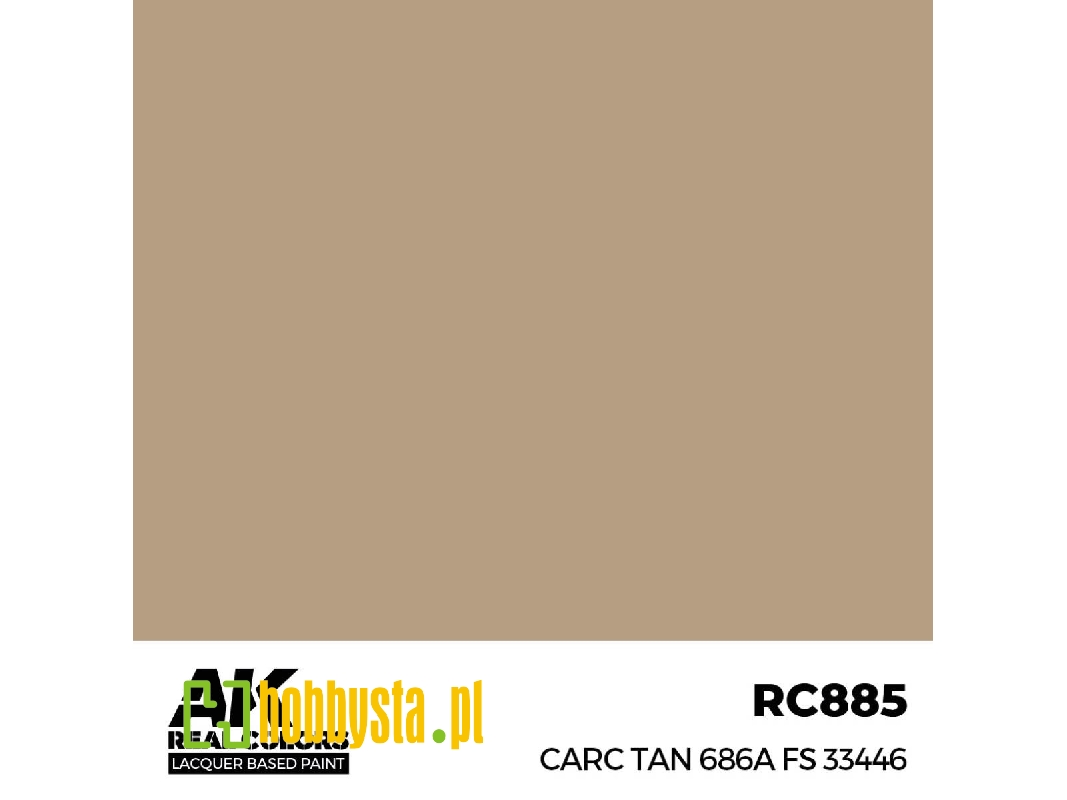 Rc885 Carc Tan 686a (Fs 33446) - zdjęcie 1 Rc885 Carc Tan 686a (Fs 33446) - zdjęcie 1