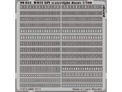 WWII IJN watertight doors  1/700 - blaszki - zdjęcie 1