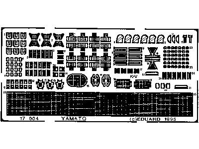  Yamato 1/700 - Tamiya - blaszki - zdjęcie 3