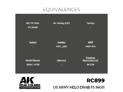 Rc899 Us Army Helo Drab Fs 34031 - zdjęcie 3