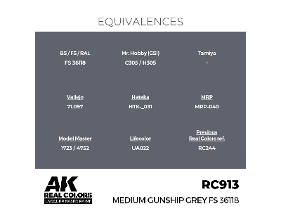 Rc913 Medium Gunship Grey Fs 36118 - zdjęcie 3
