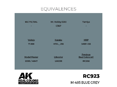 Rc923 M-485 Blue Grey - zdjęcie 3