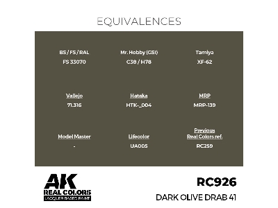 Rc926 Dark Olive Drab 41 - zdjęcie 3