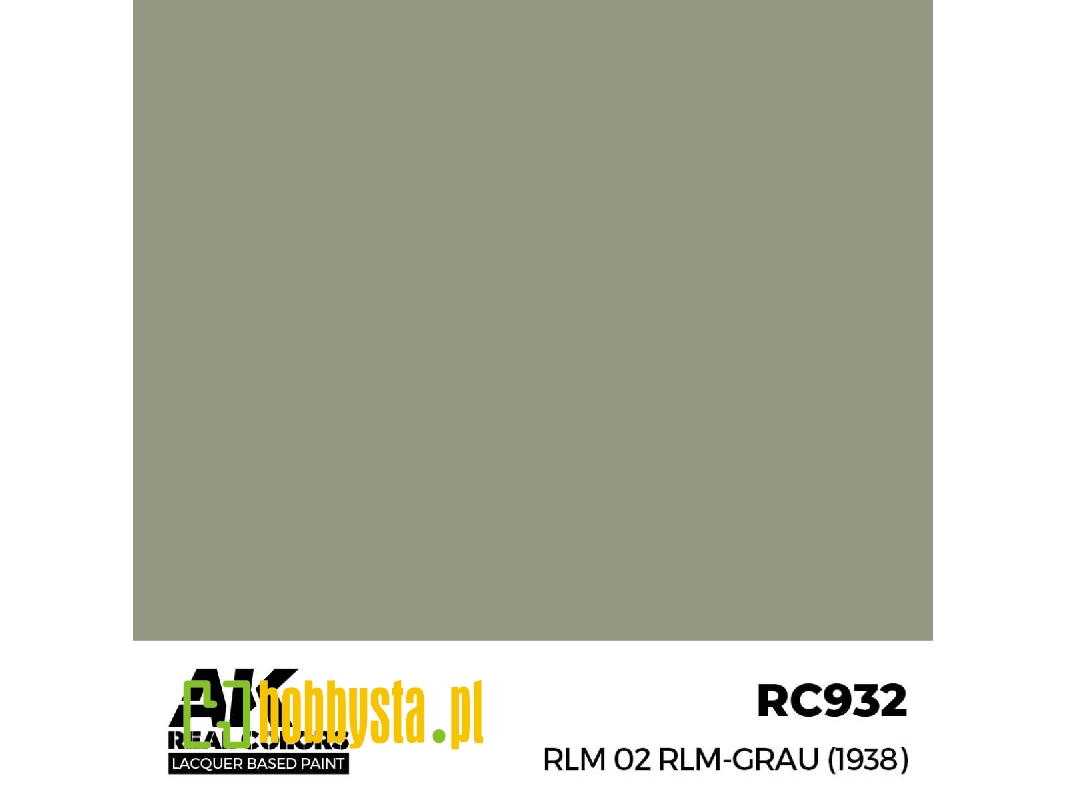 Rc932 Rlm 02 Rlm-grau (1938) - zdjęcie 1 Rc932 Rlm 02 Rlm-grau (1938) - zdjęcie 1
