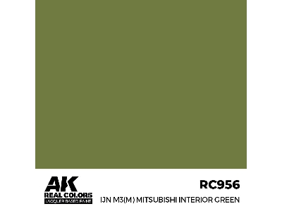 Rc956 Ijn M3(M) Mitsubishi Interior Green - zdjęcie 1