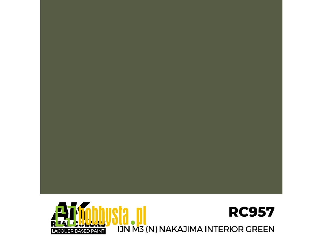 Rc957 Ijn M3 (N) Nakajima Interior Green - zdjęcie 1