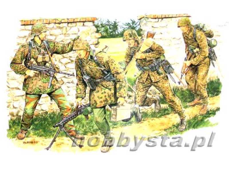 Figurki Waffen SS (Normandy 1944) - zdjęcie 1 Figurki Waffen SS (Normandy 1944) - zdjęcie 1