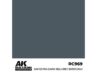 Rc969 Raf Extra Dark Sea Grey Bs381c/640 - zdjęcie 1