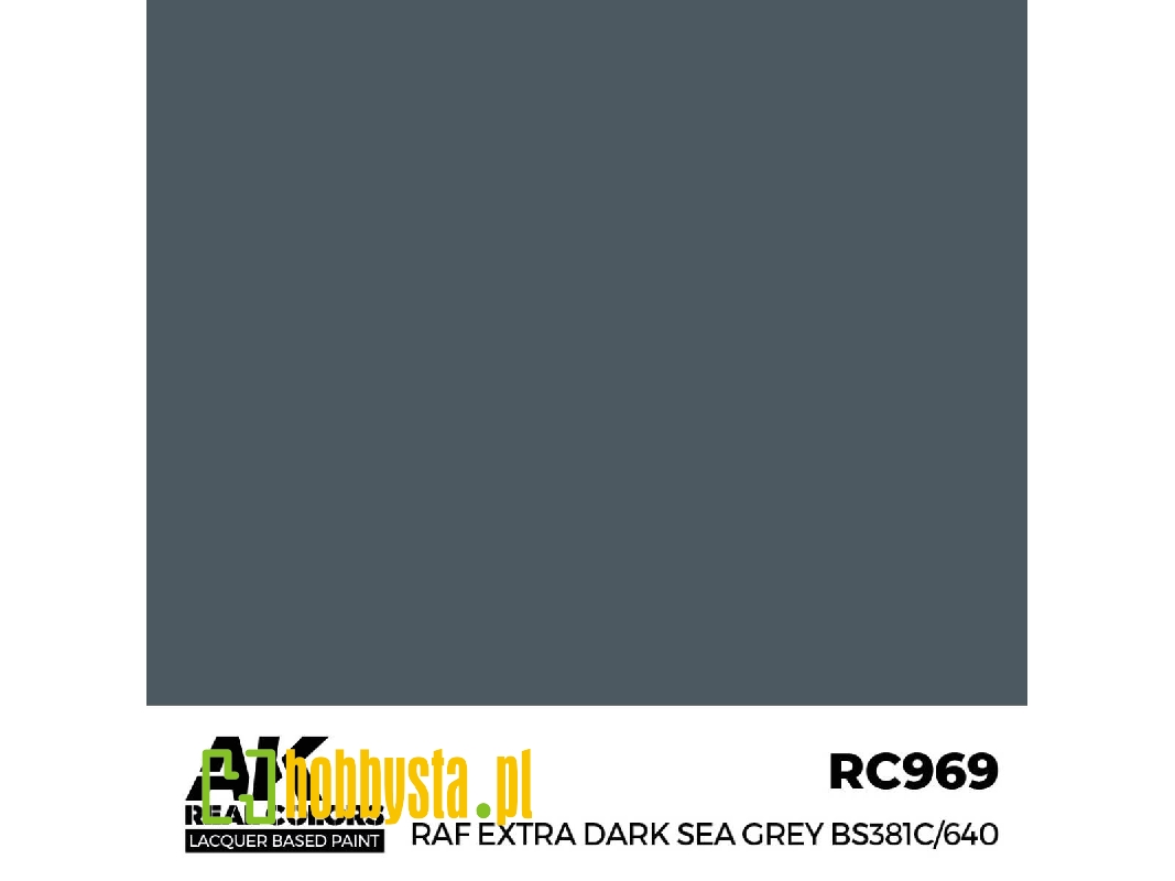 Rc969 Raf Extra Dark Sea Grey Bs381c/640 - zdjęcie 1