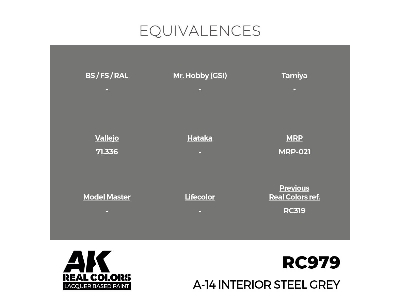 Rc979 A-14 Interior Steel Grey - zdjęcie 3