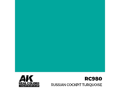 Rc980 Russian Cockpit Torquoise - zdjęcie 1