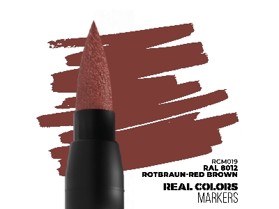 Rcm019 Rotbraun-red Brown Ral 8012 - zdjęcie 1