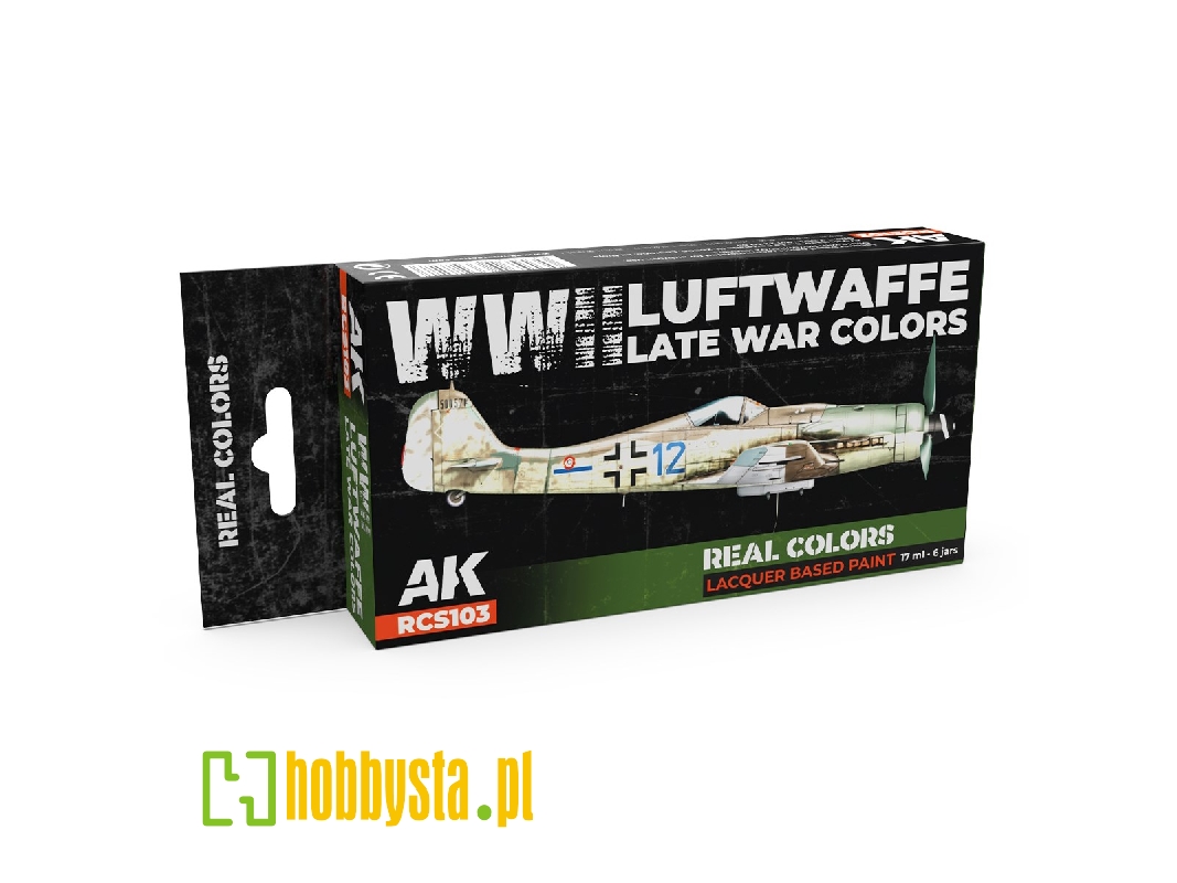 Rcs103 Luftwaffe Wwii Late War Colors Set - zdjęcie 1 Rcs103 Luftwaffe Wwii Late War Colors Set - zdjęcie 1