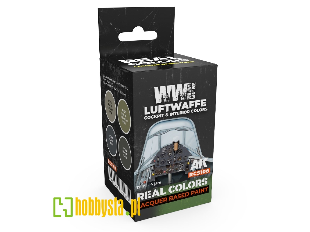 Rcs106 Luftwaffe Wwii Cockpit & Interior Colors Set - zdjęcie 1 Rcs106 Luftwaffe Wwii Cockpit & Interior Colors Set - zdjęcie 1