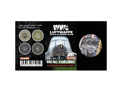 Rcs106 Luftwaffe Wwii Cockpit & Interior Colors Set - zdjęcie 2