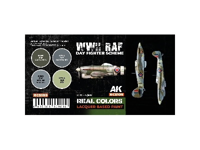 Rcs109 Raf Wwii Day Fighter Scheme Set - zdjęcie 2