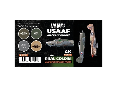 Rcs113 Usaaf Wwii Aircraft Colors Set - zdjęcie 2