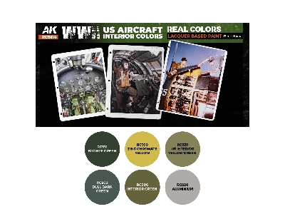 Rcs114 Us Wwii Aircraft Interior Colors Set - zdjęcie 2