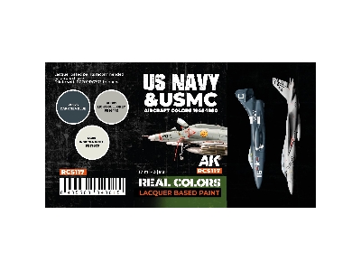 Rcs117 Us Navy & Usmc Aircraft Colors 1945-1980 Set - zdjęcie 2