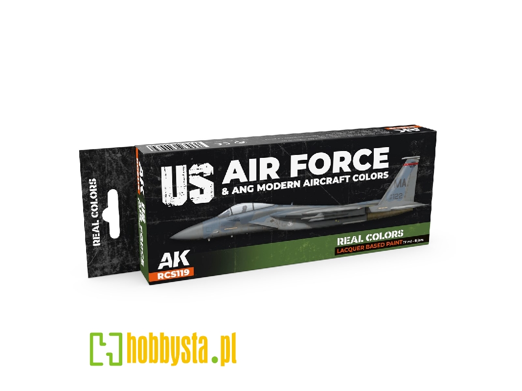 Rcs119 Us Air Force & Ang Modern Aircraft Color Set - zdjęcie 1 Rcs119 Us Air Force & Ang Modern Aircraft Color Set - zdjęcie 1