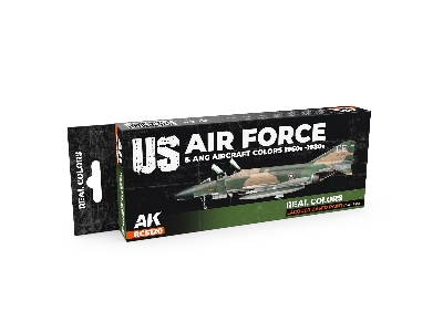 Rcs120 Us Air Force & Ang Aircraft Colors 1960s Set - zdjęcie 1