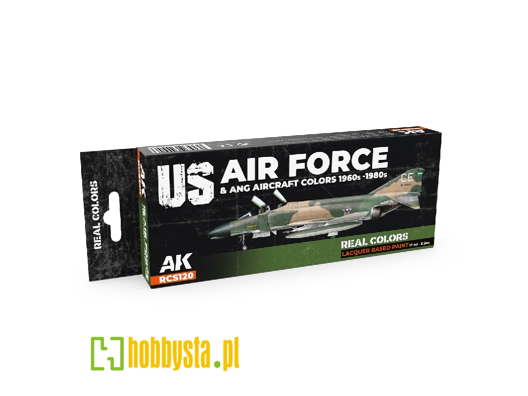 Rcs120 Us Air Force & Ang Aircraft Colors 1960s Set - zdjęcie 1 Rcs120 Us Air Force & Ang Aircraft Colors 1960s Set - zdjęcie 1